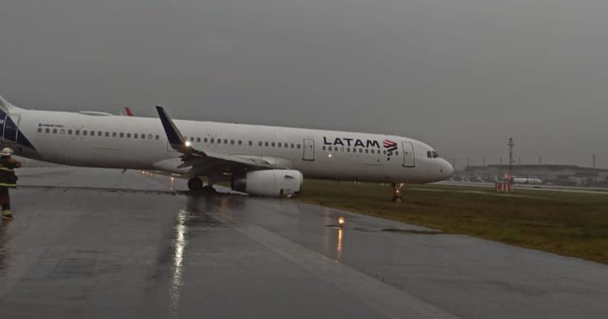 aviao derrapa