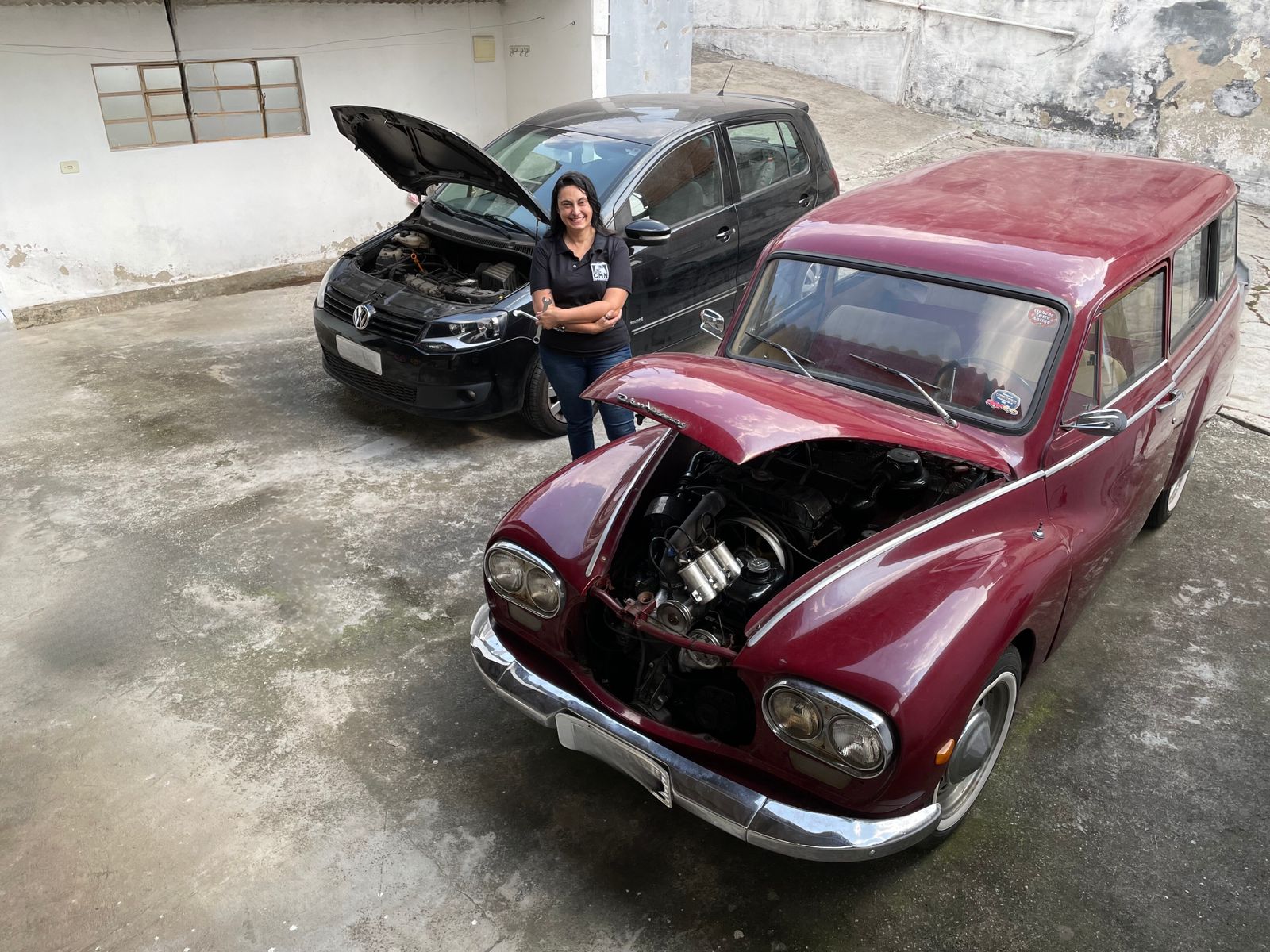 Posando para foto