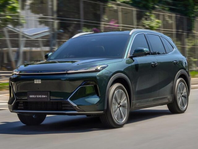 Novo Geely EX5 EM-i plug-in pode alcançar 1.300 quilômetros