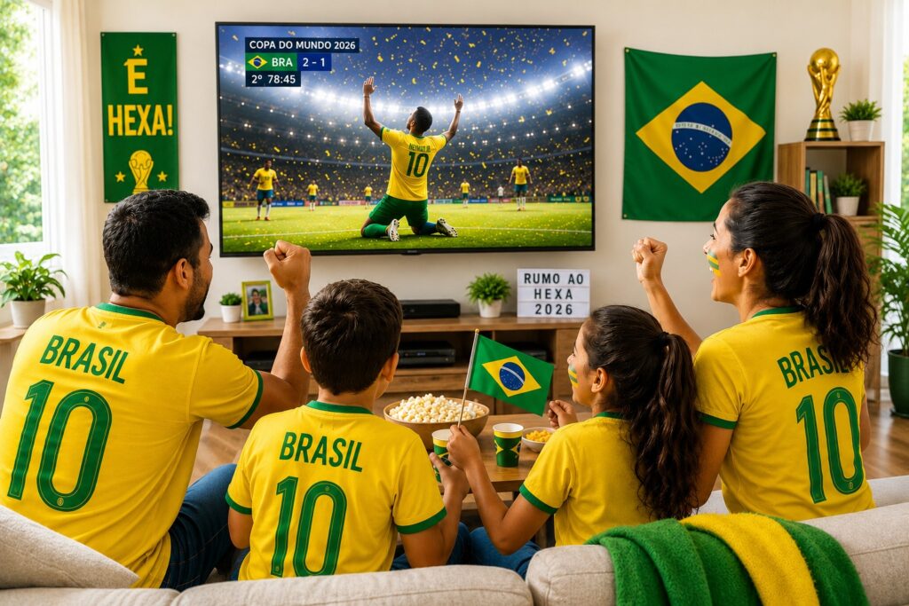 Segundo jogo da Seleção Brasileira: como a energia acompanha a torcida
