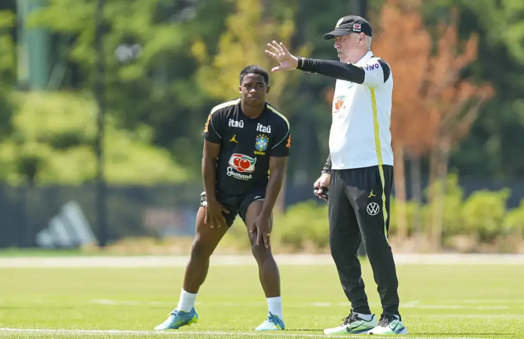 Ancelotti admite mudanças contra Haiti e desconversa sobre Endrick