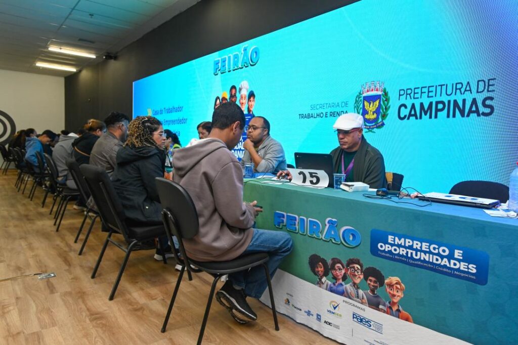 Campinas abre credenciamento de empresas para o 15º Feirão de Emprego e Oportunidades