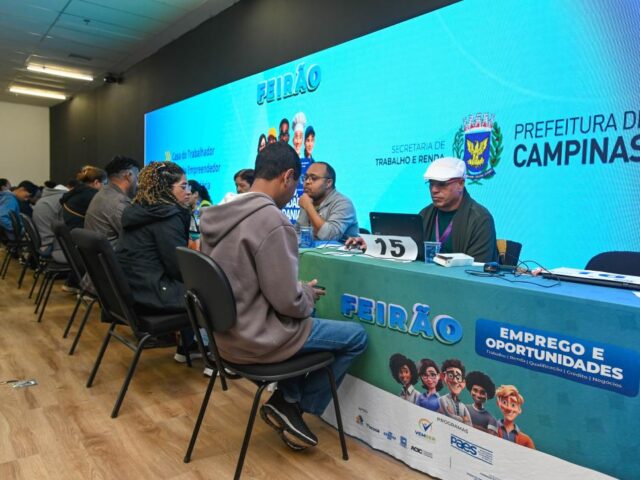 Campinas abre credenciamento de empresas para o 15º Feirão de Emprego e Oportunidades